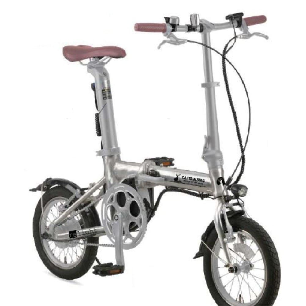 １４インチ　eリライト電動　電動アシスト自転車　LEDバッテリーライト　シルバー シルバー