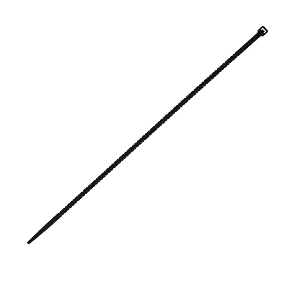 ねじっ手バンド　黒　１９ＵＶ　４．６×３００ｍｍ　５０Ｐ