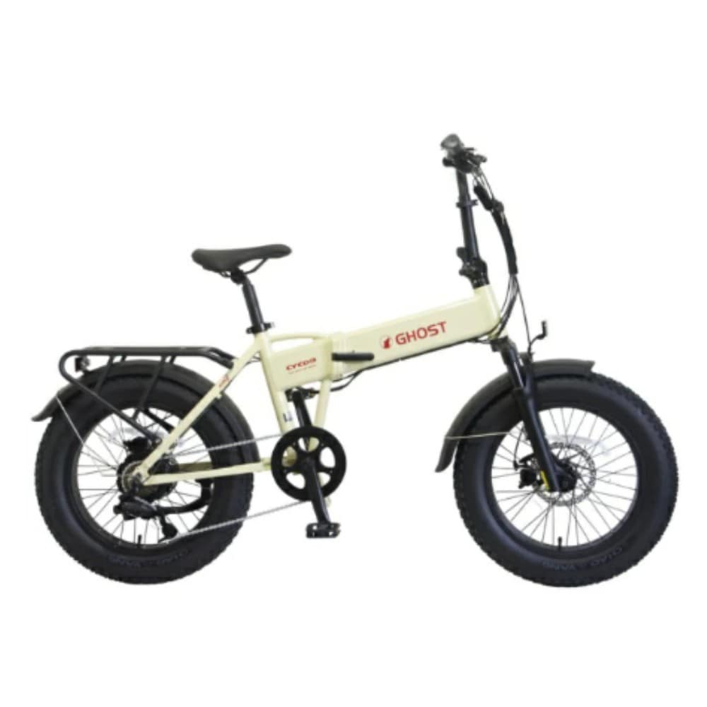 ２０インチ　サイクーゴーストウルフ　電動アシスト自転車　外装7段 LEDバッテリーライト　クラシカルホワイト クラシカルホワイト