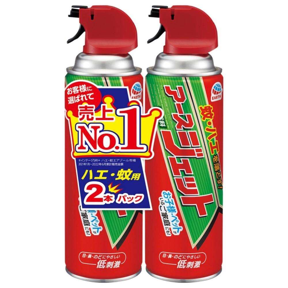 アース製薬　アースジェット　４５０ｍｌ２Ｐ ４５０ｍｌ２個