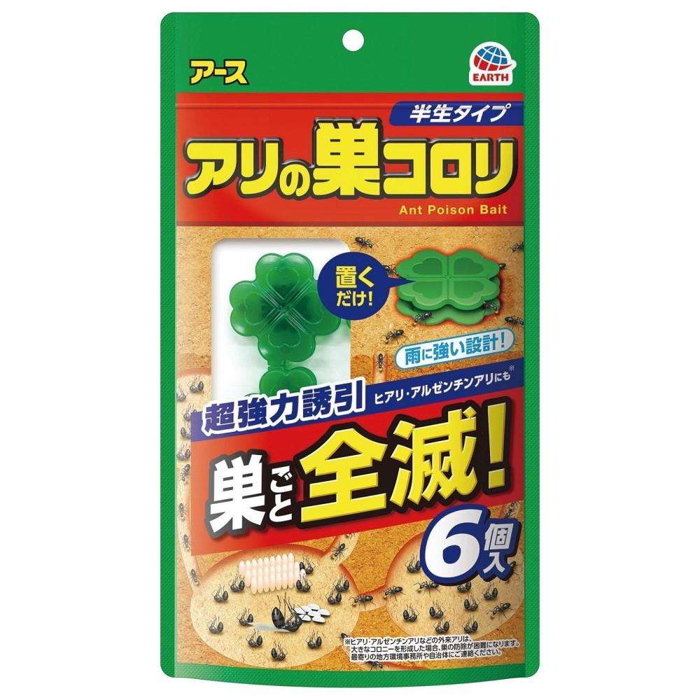 アース製薬　アリの巣コロリ　半生タイプ　６個入