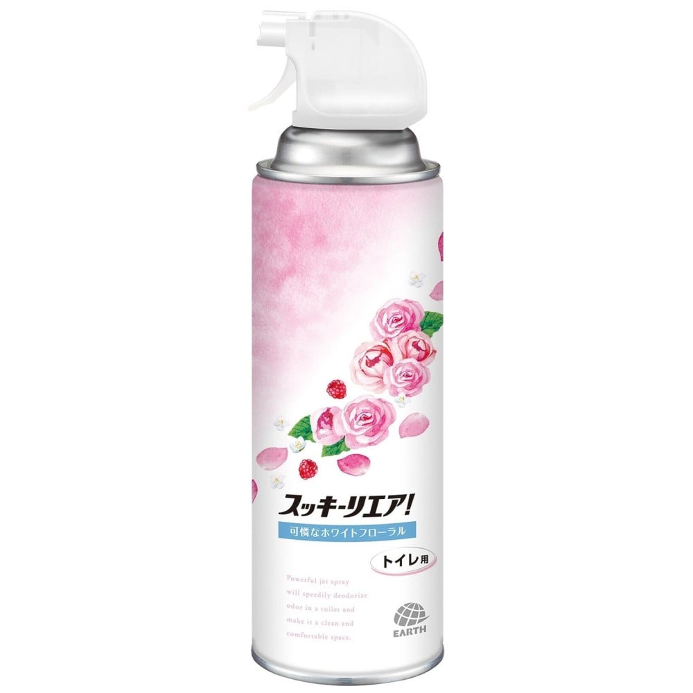 アース製薬 スッキーリエアトイレ ホワイトフローラル350ml ホワイトフローラル