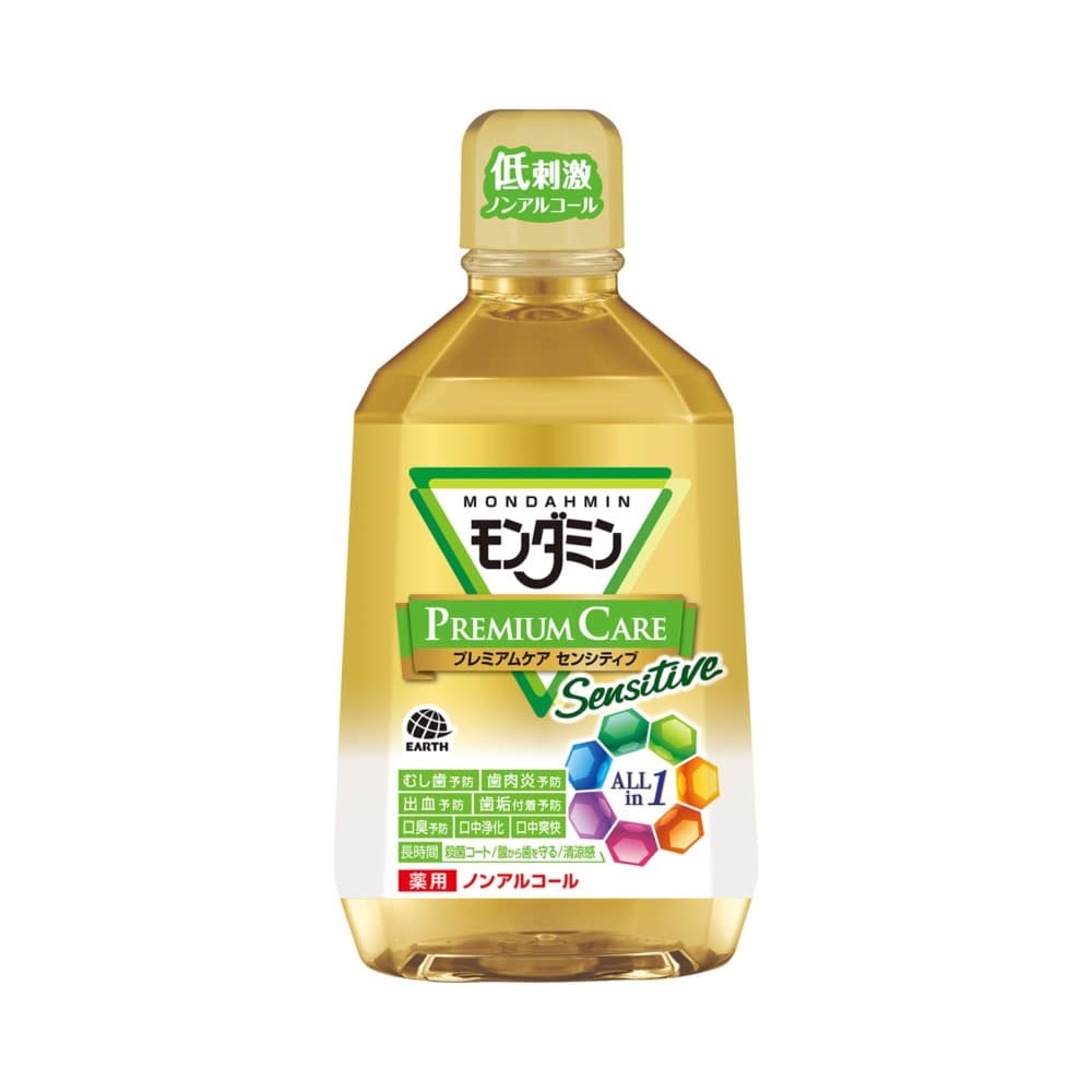アース製薬 モンダミン　プレミアムケア　センシティブ　プレミアムシトラスミント 1080ml