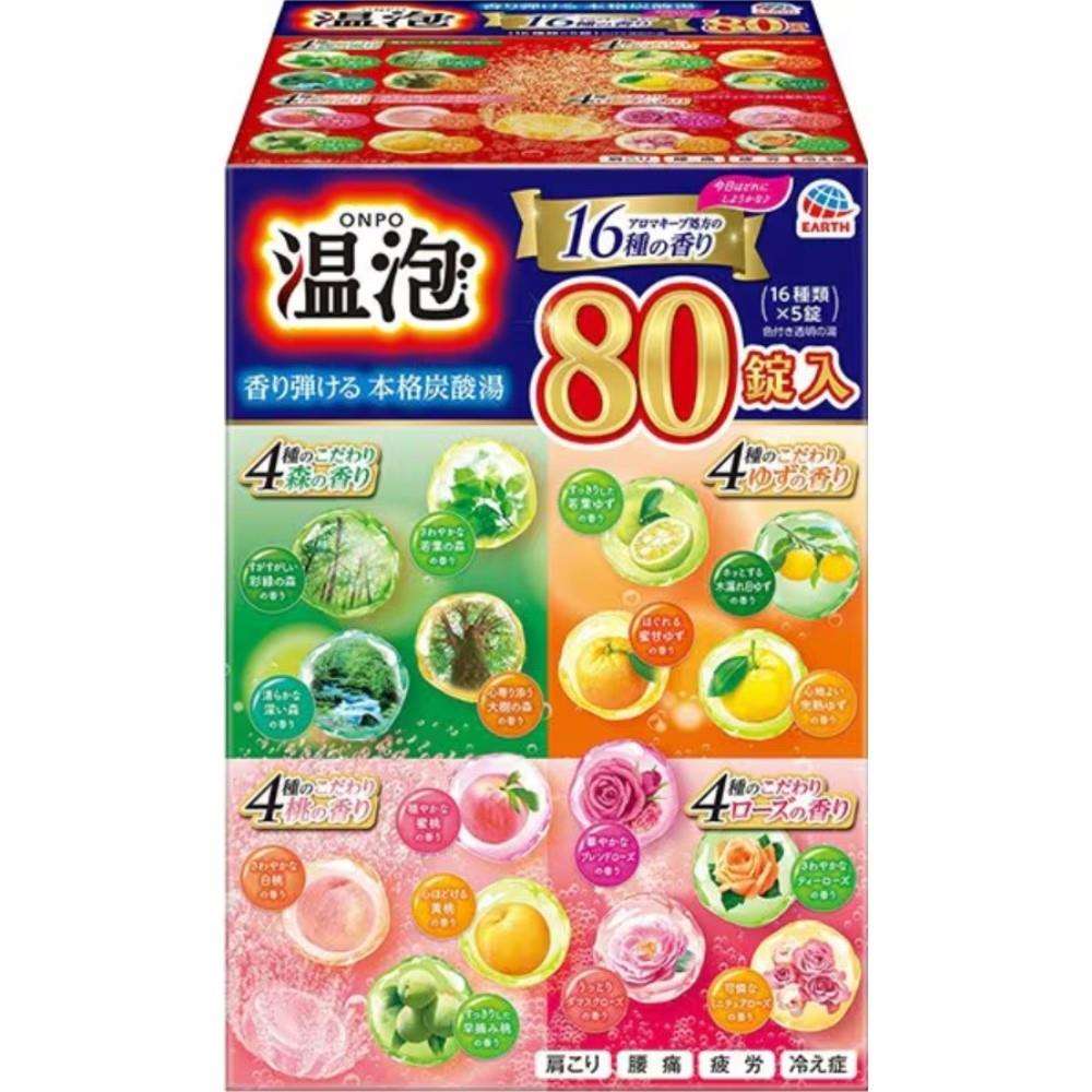 アース製薬　温泡　８０錠入り