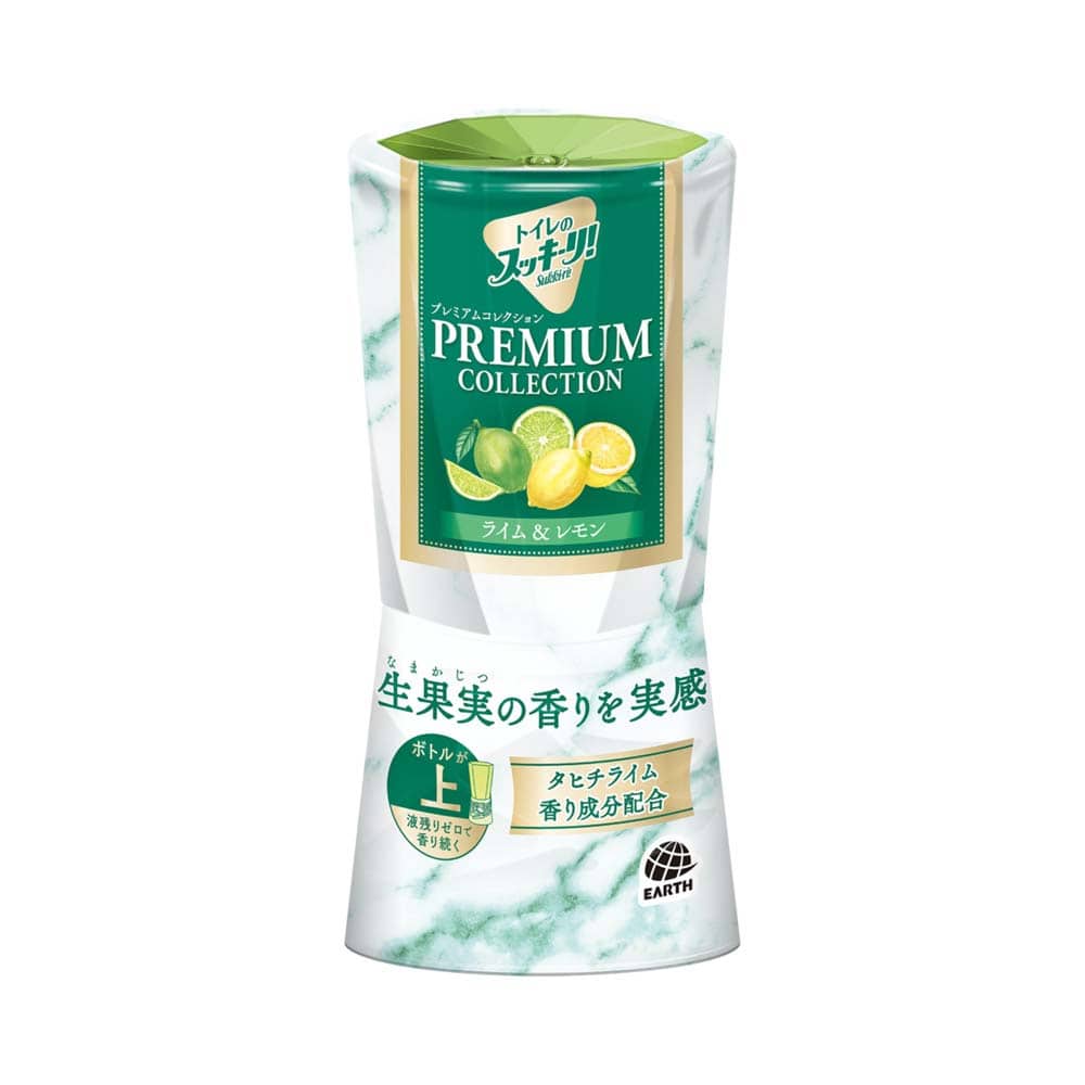 アース製薬 トイレのスッキーリ！Sukki-ri! プレミアムコレクション ライム＆レモンの香り