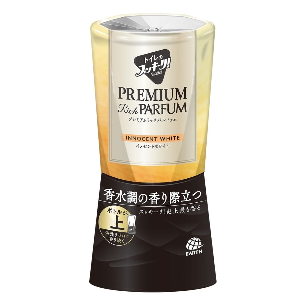 アース製薬 トイレのスッキーリ！Ｓｕｋｋｉ－ｒｉ！　プレミアムリッチパルファム　イノセントホワイト 400ml イノセントホワイト