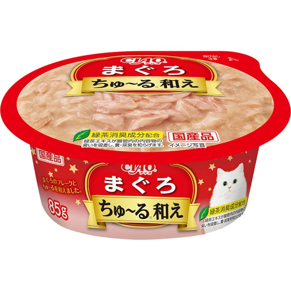 いなば食品　ＣＩＡＯちゅ～る和えカップ　まぐろ ８５ｇ