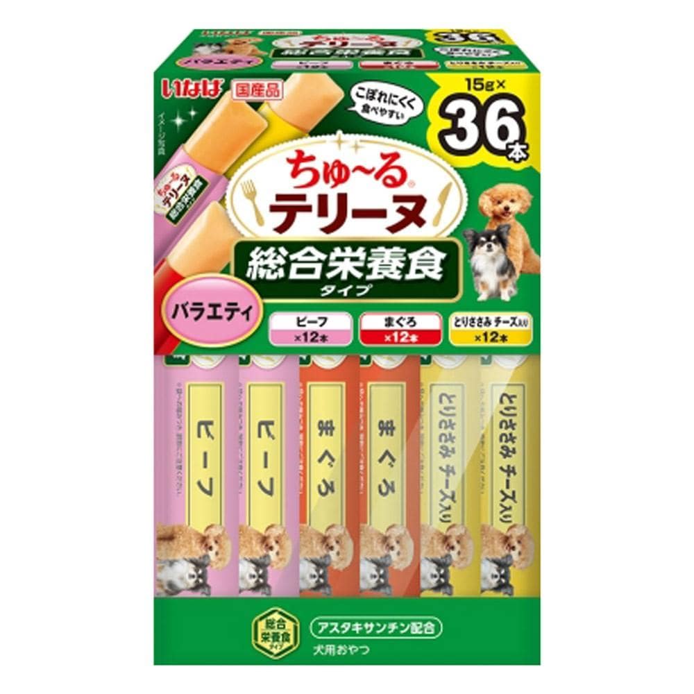 いなば食品　ちゅ～るテリーヌ総合栄養食バラエティ　１５ｇ×３６本
