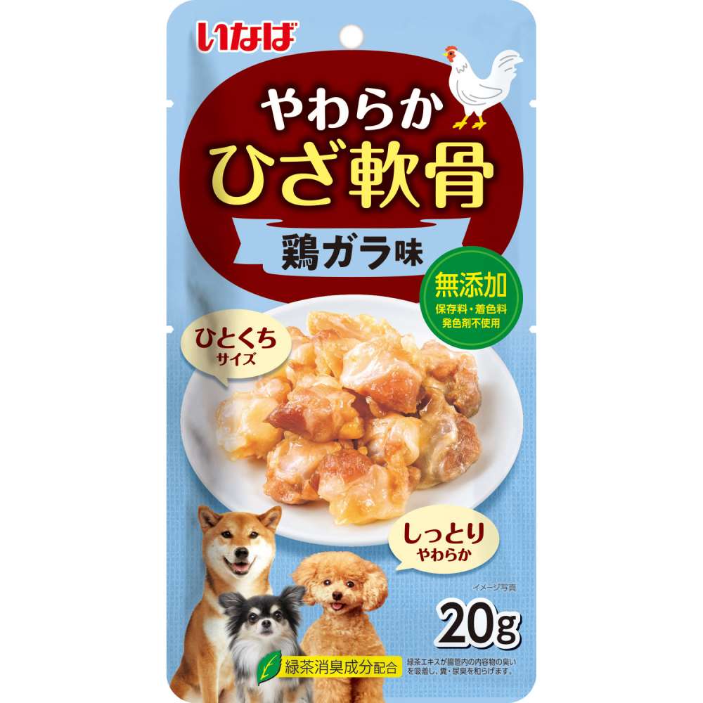 いなば食品　やわらか　ひざ軟骨　鶏ガラ味　２０ｇ 鶏ガラ味20ｇ