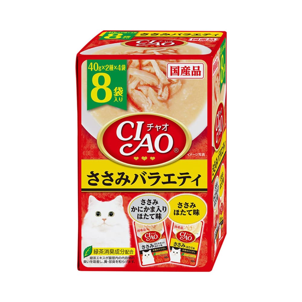 ＣＩＡＯパウチ　ささみバラエティ　８袋 パウチ　ささみバラエティ