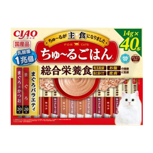 いなば食品　ＣＩＡＯ　ちゅ～るごはん　４０本入り　まぐろバラエティ まぐろバラエティ