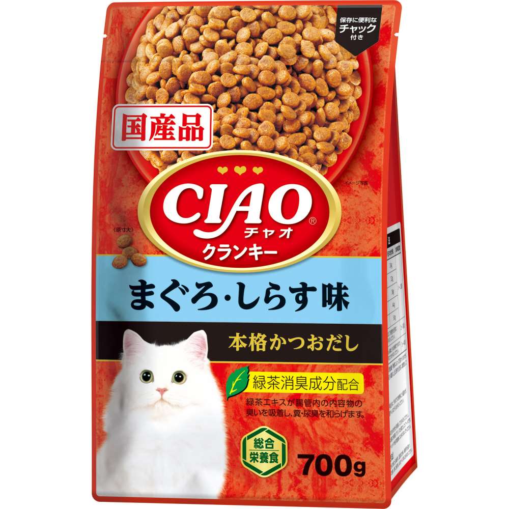 いなば食品　ＣＩＡＯクランキー　まぐろ・しらす味　本格かつおだし　７００ｇ まぐろ・しらす味本格かつおだし700ｇ