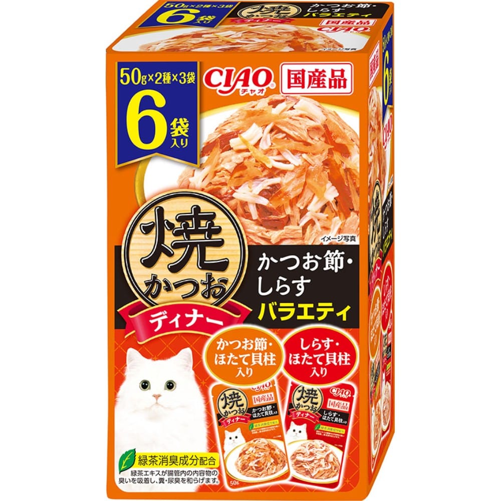 いなば食品　焼かつおディナー６Ｐ かつお節・しらすバラエティ