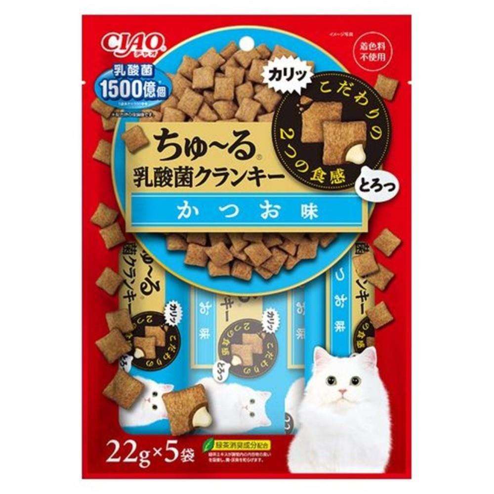 いなば食品　ちゅ～る乳酸菌クランキーかつお味　２２ｇ×５袋 かつお味