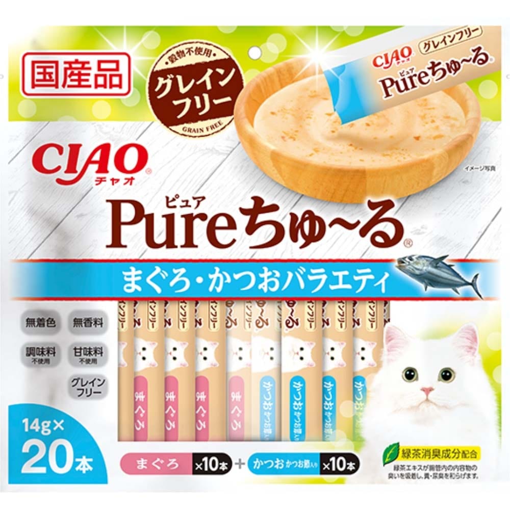 ciao pureちゅ る まぐろ かつおバラエティ 20本入り ペット ホームセンターコーナンの通販サイト ciao pureちゅ る まぐろ かつおバラエティ 20本入り ペット ホームセンターコーナンの通販サイト