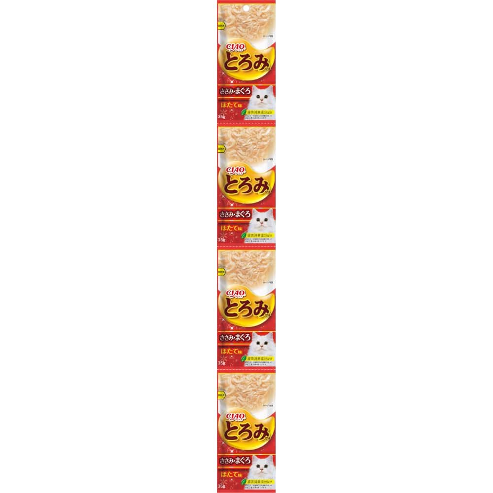 いなば食品　ＣＩＡＯ　とろみプチ ４連パック　ほたて味