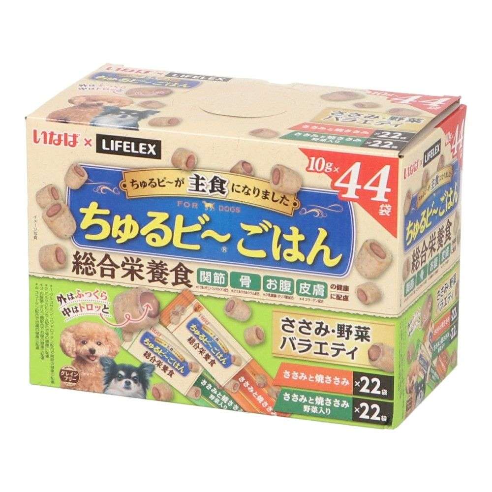 LIFELEX　犬ちゅるビ～ごはん　４４袋　総合栄養食　ＫＮＤ－１２　（コーナン限定増量パック）