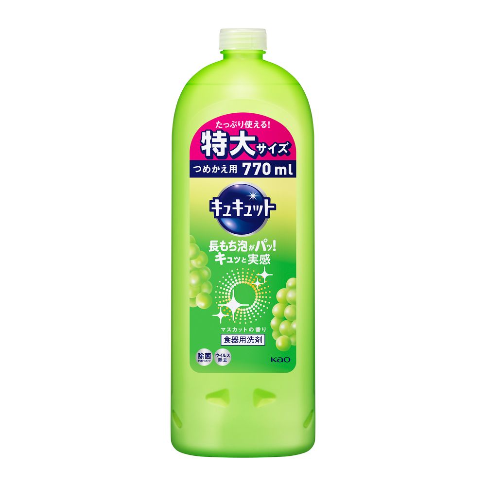 SALE／82%OFF】 花王 キュキュット クリア除菌 緑茶の香り つめかえ用 385ml discoversvg.com