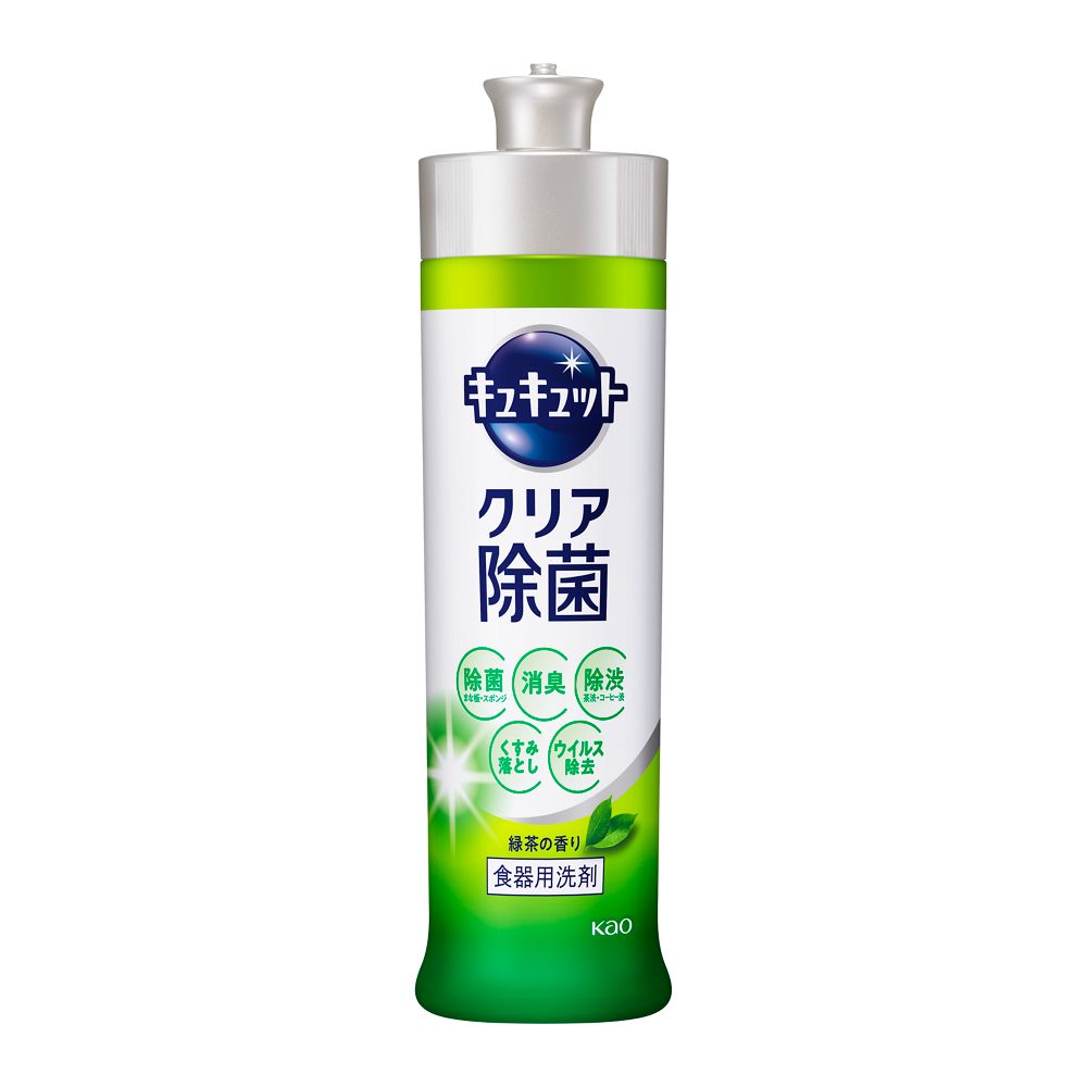花王 キュキュット クリア除菌 緑茶の香り 本体 240ml(緑茶の香り 本体