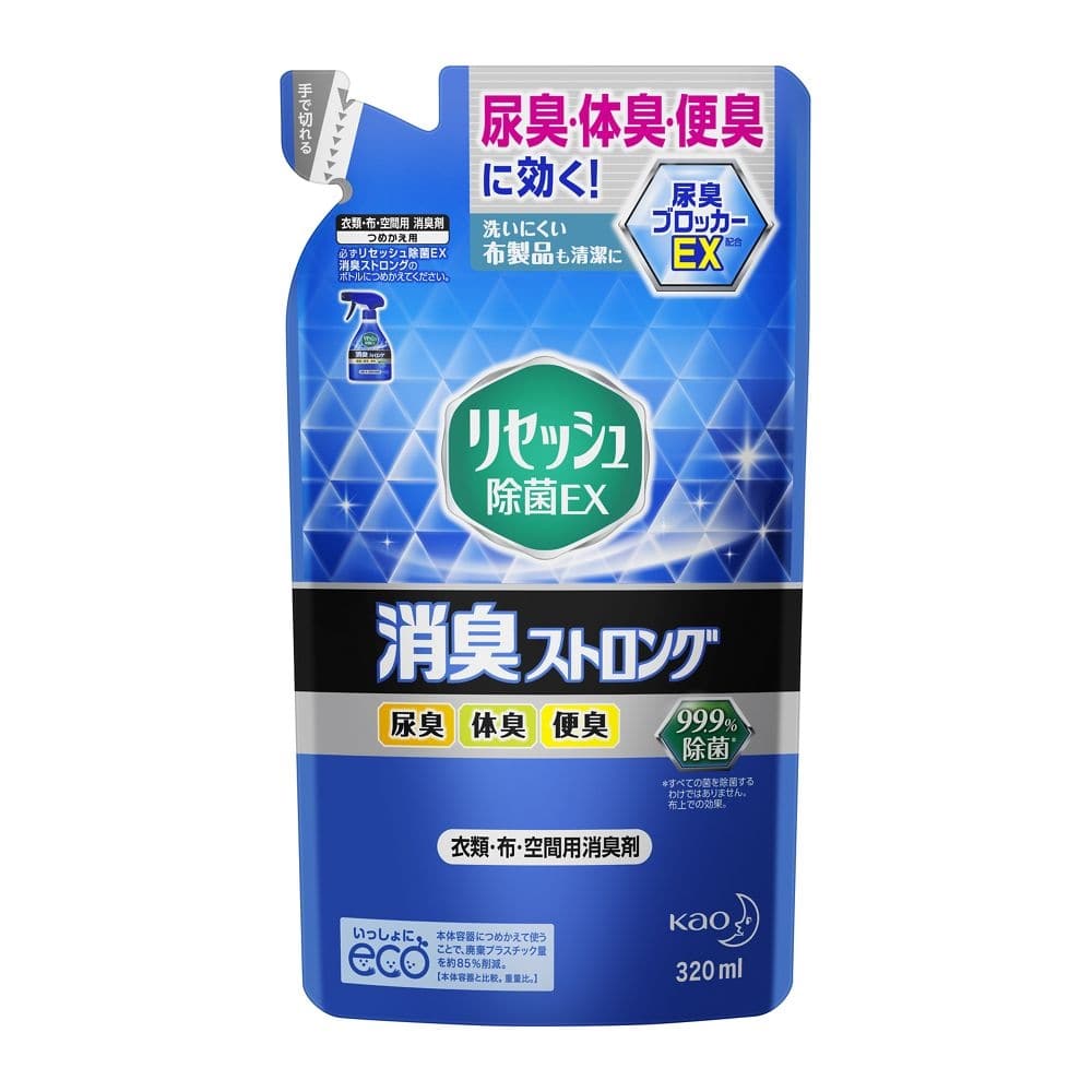 花王　リセッシュ　除菌ＥＸ　消臭ストロング　［つめかえ用］ 替え３２０ｍｌ