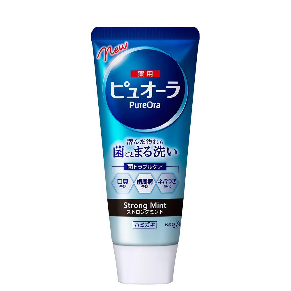 薬用ピュオーラ　ハミガキ　ストロングミント　［１１５ｇ］