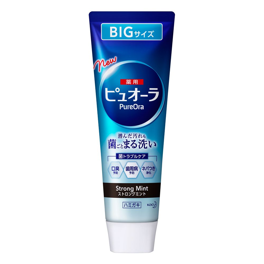 薬用ピュオーラ　ハミガキ　ストロングミント　ＢＩＧサイズ　［１７０ｇ］