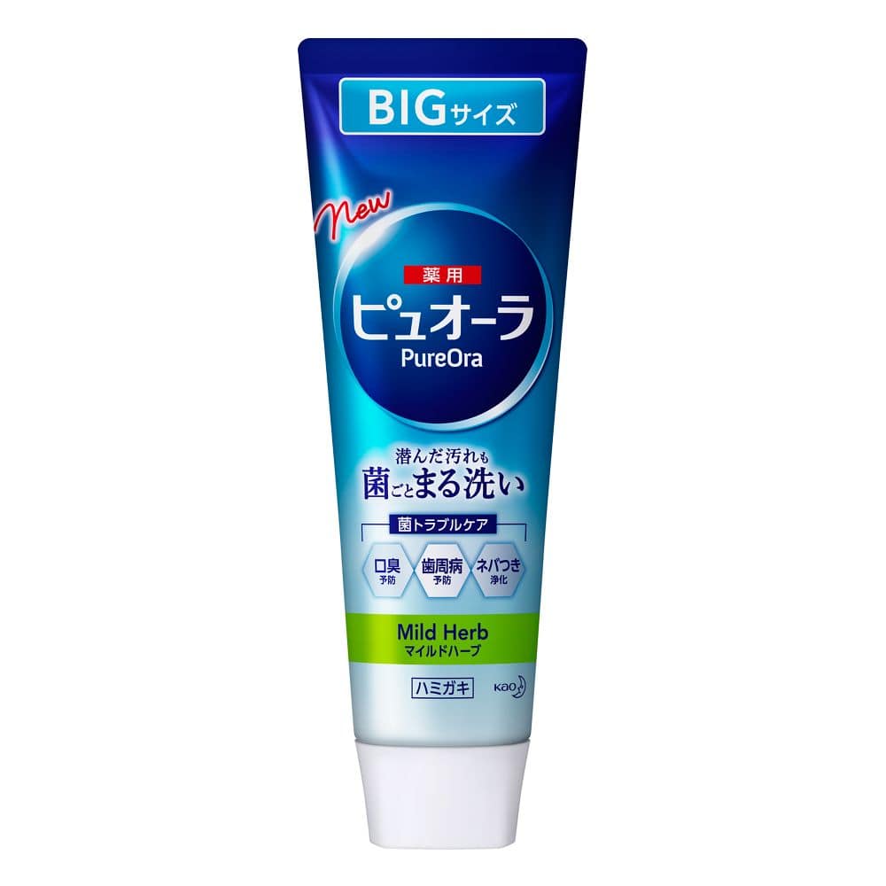 薬用ピュオーラ　ハミガキ　マイルドハーブ　ＢＩＧサイズ　［１７０ｇ］ ＢＩＧサイズ　１７０ｇ