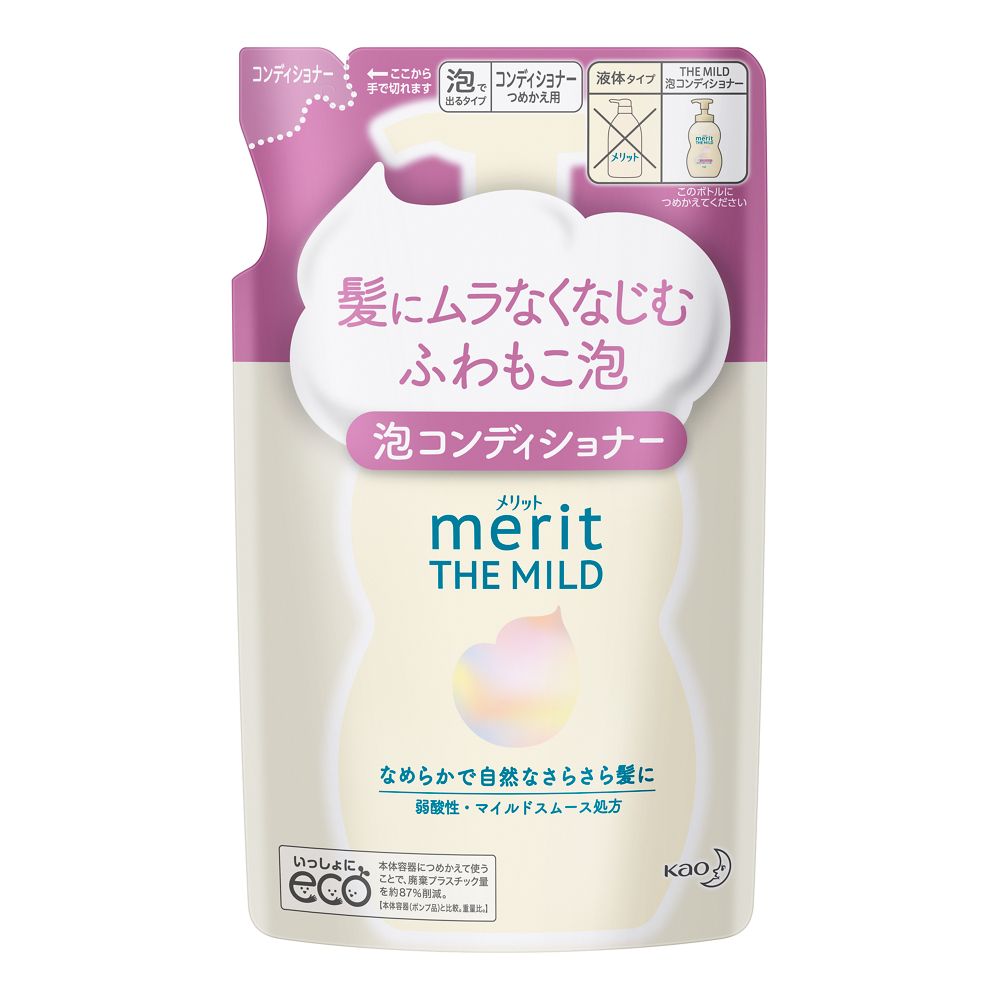 花王 メリットザマイルド 泡コンディショナー つめかえ用 440ml 詰替