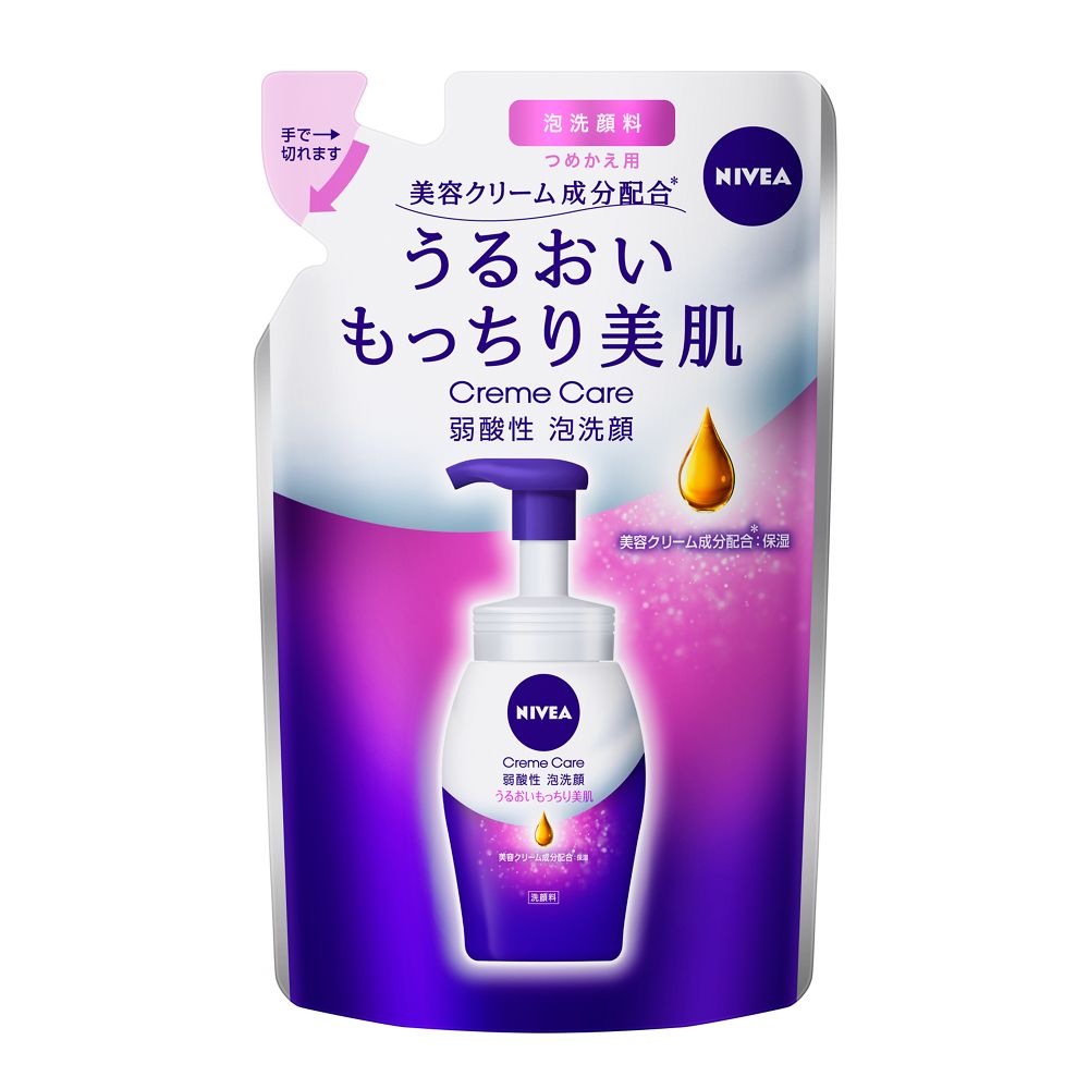 ニベアクリームケア弱酸性泡洗顔　つめかえ用　１３０ｍｌ 詰替