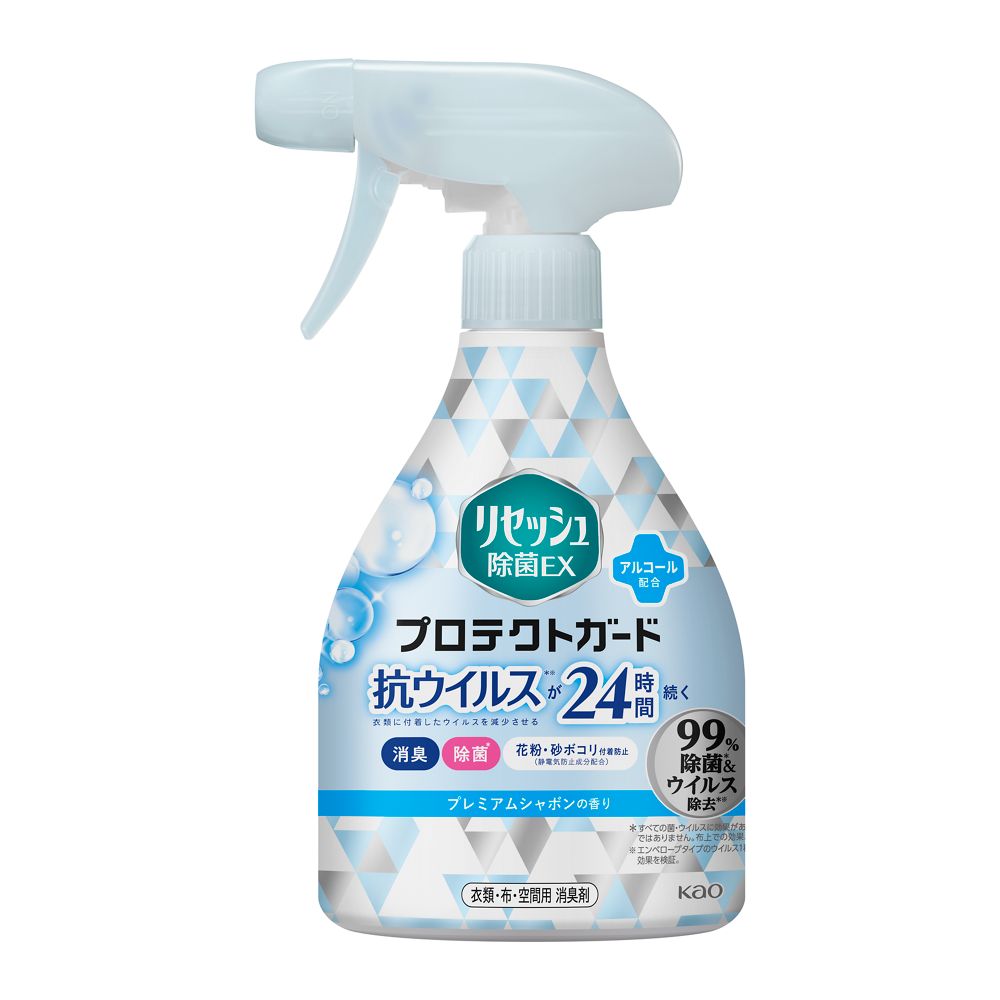 花王 リセッシュ除菌EX プロテクトガード プレミアムシャボンの香り 本体 350ml 本体