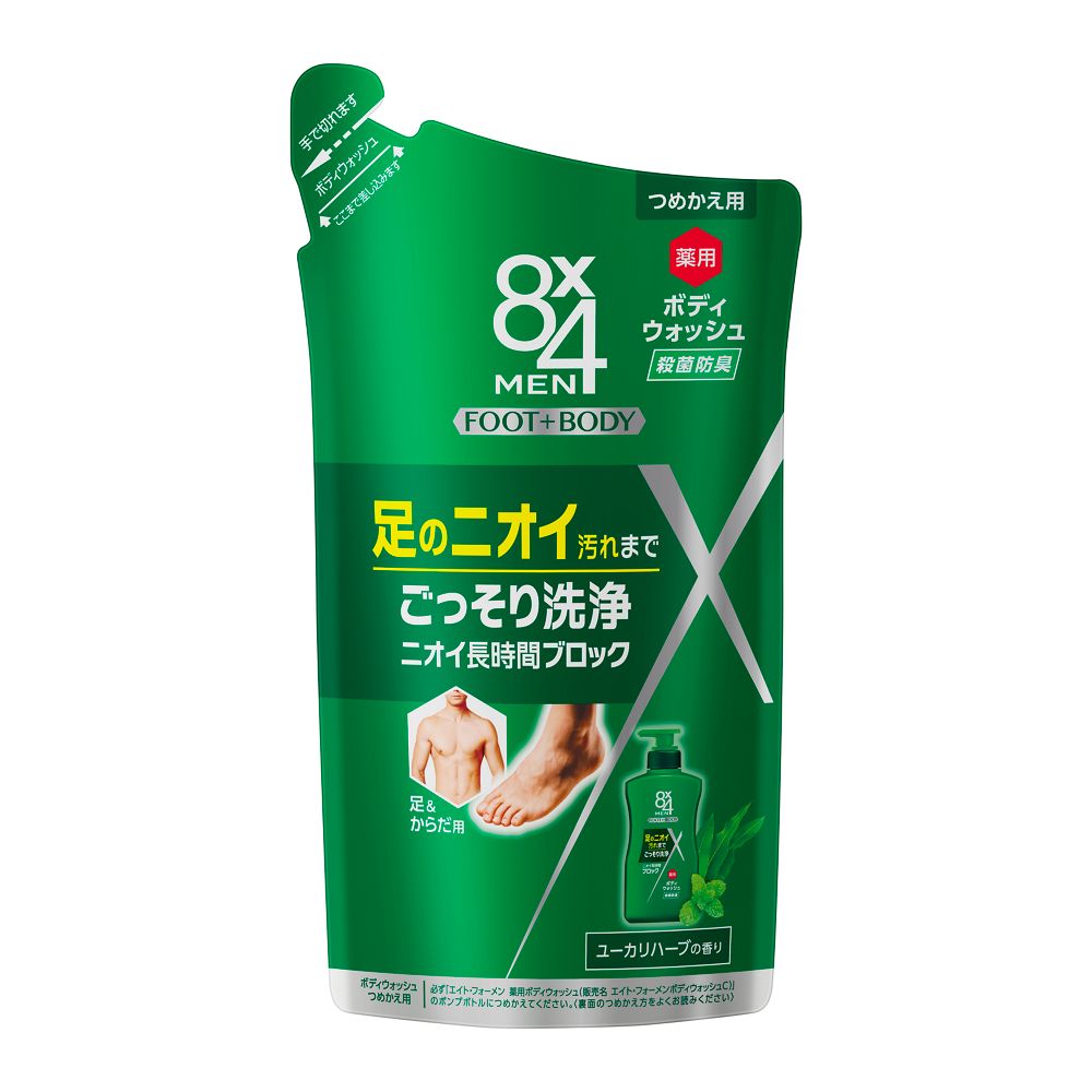 花王　８ｘ４メン　薬用ボディウォッシュ　つめかえ用　３００ｍｌ つめかえ用