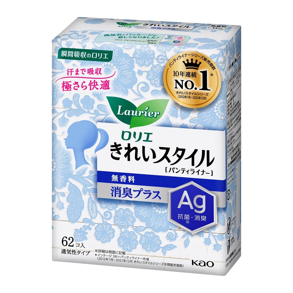 ロリエ　きれいスタイル　消臭　無香料　６２コ入　６２個