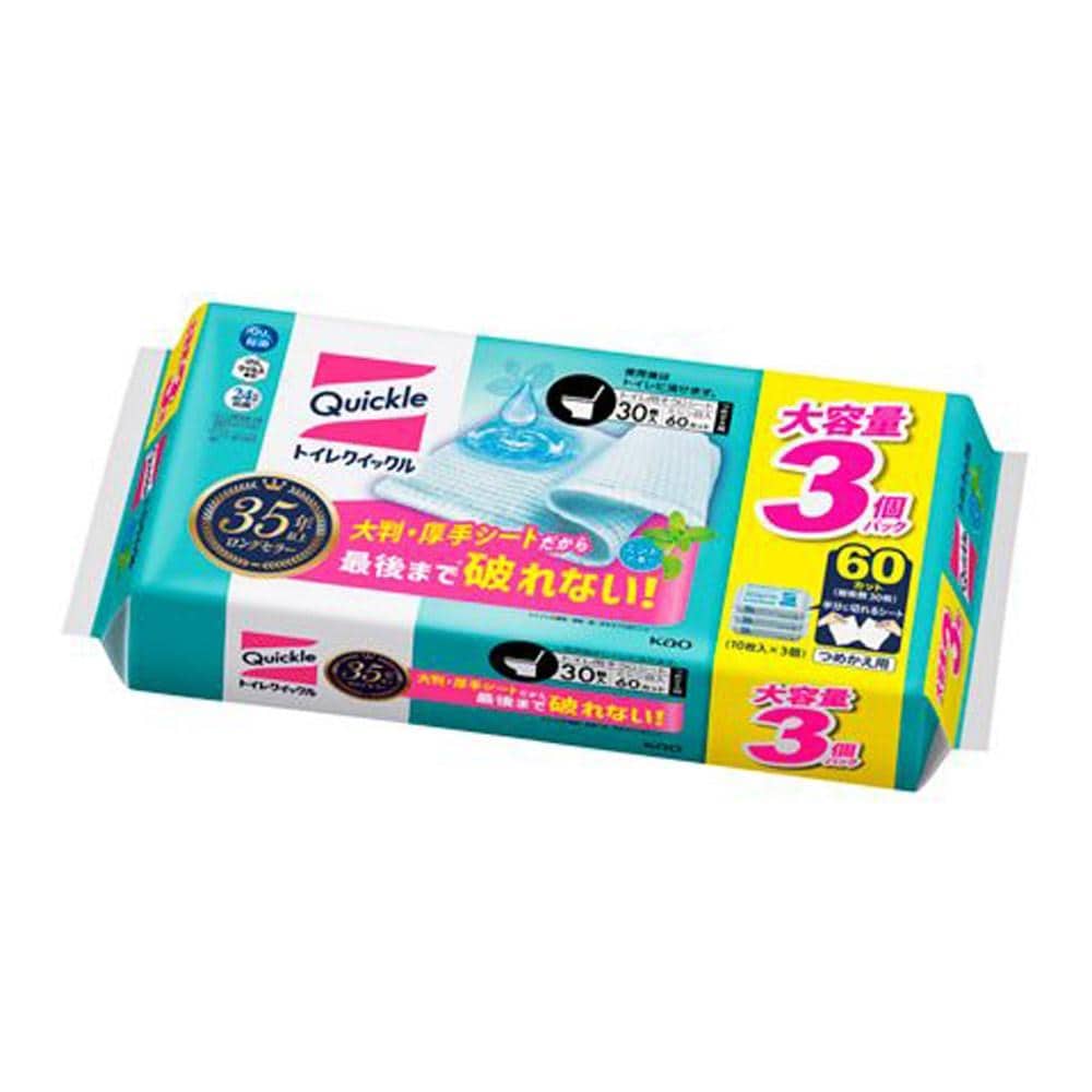花王　トイレクイックル替え　ジャンボパック　30枚