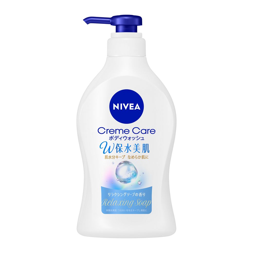 花王　ニベア　クリームケア　ボディウォッシュ　Ｗ保水美肌　リラクシングソープの香り　ポンプ　４７０ｍｌ ポンプ 470ml
