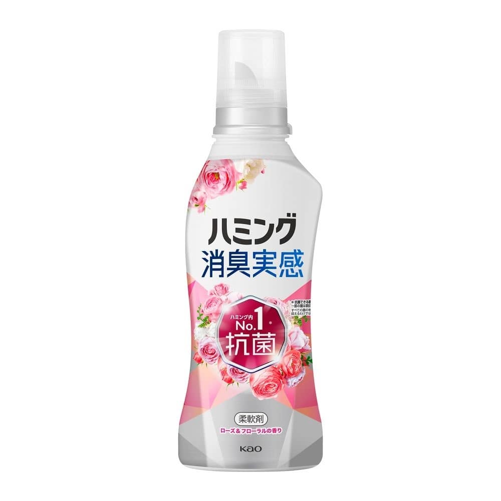 花王　ハミング消臭実感　ローズ＆フローラルの香り　本体　５１０ｍｌ 本体