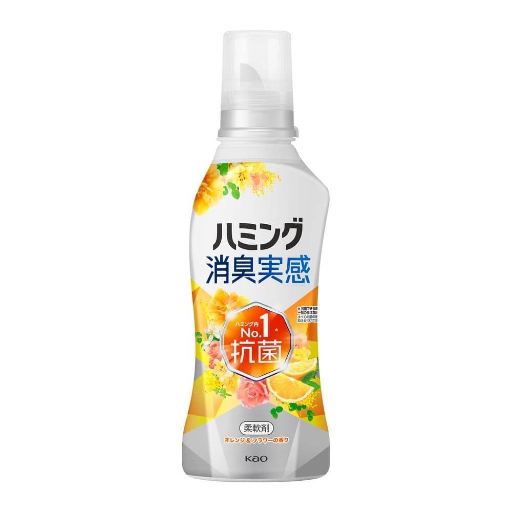 花王　ハミング消臭実感　オレンジ＆フラワーの香り　本体　５１０ｍｌ 本体