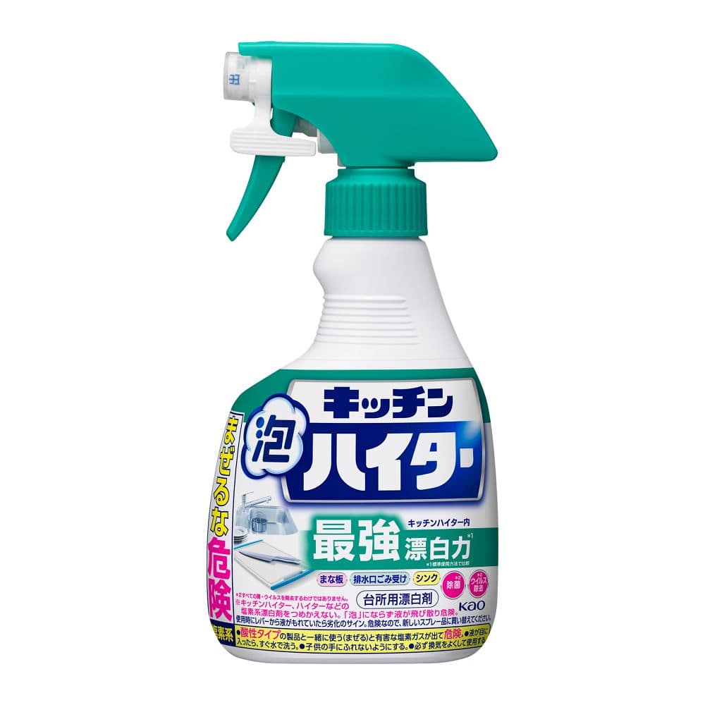 花王　キッチン泡ハイター　本体　４００ｍｌ 本体