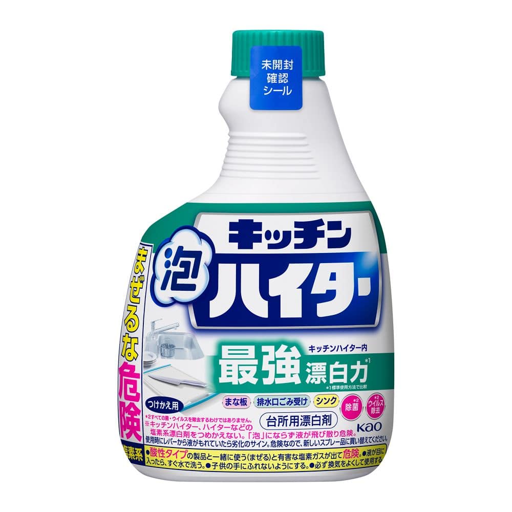 花王　キッチン泡ハイター　つけかえ用　４００ｍｌ つけかえ用