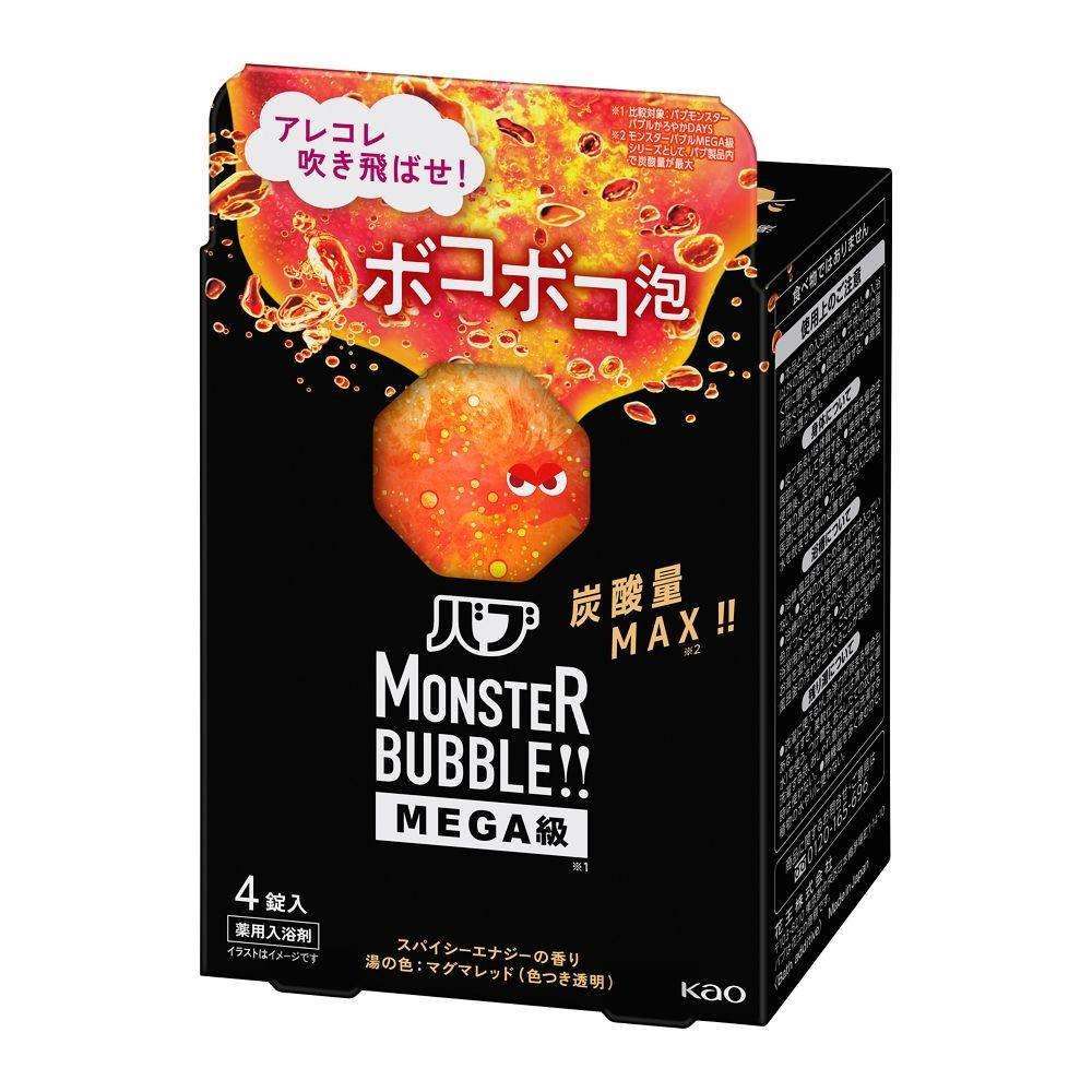 花王　バブ　モンスターバブルＭＥＧＡ　ボコボコ泡　４錠入 ボコボコ泡　４錠入