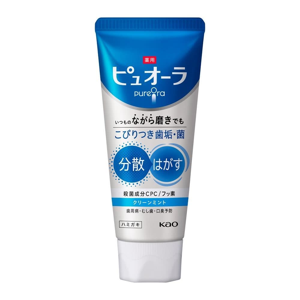 花王　薬用ピュオーラ　ハミガキ　クリーンミント　１１５ｇ クリーンミント