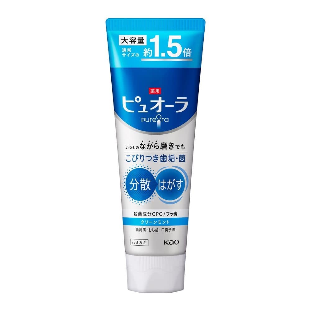 花王　薬用ピュオーラ　ハミガキ　クリーンミント大容量１７０ｇ クリーンミント大容量