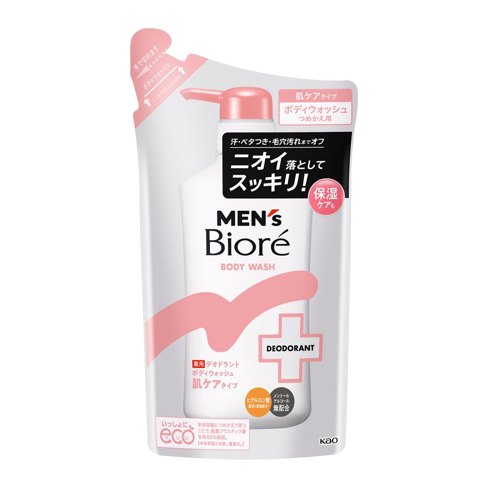 花王　メンズビオレ　薬用デオドラントボディウォッシュ　肌ケアタイプ　つめかえ３６０ｍｌ 詰め替え