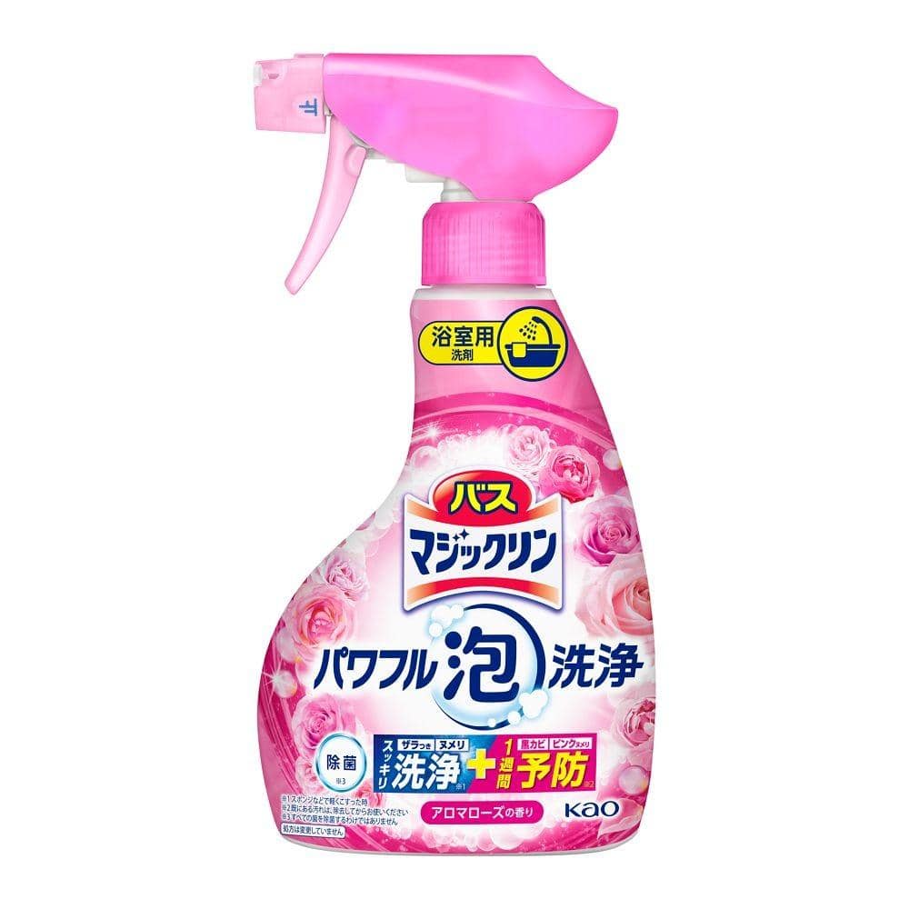 花王 バスマジックリンパワフル泡洗浄 ローズ 本体 280ml 本体 280ml