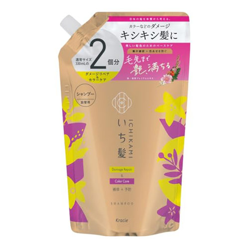 クラシエホームプロダクツ販売　いち髪ダメージリペア＆カラーケアシャンプー特大詰替660ml シャンプー