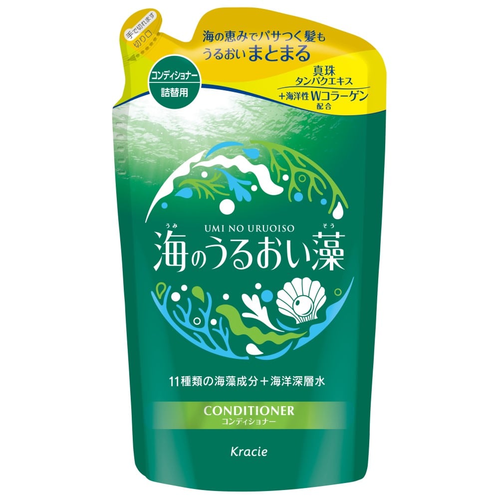 海のうるおい藻　うるおいケアコンディショナー詰替用　400ｇ コンディショナー詰替用　400