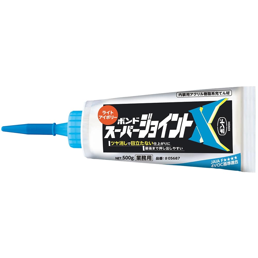 コニシ(Konishi) 　スーパージョイントX ライトアイボリー 500g #05687 ライトアイボリー