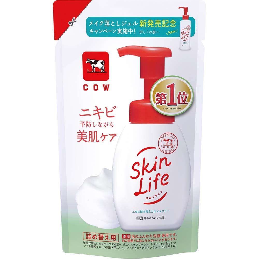 スキンライフ薬用　泡のふんわり洗顔詰替用　１４０ｍＬ 泡のふんわり洗顔詰替用　１４０ｍＬ