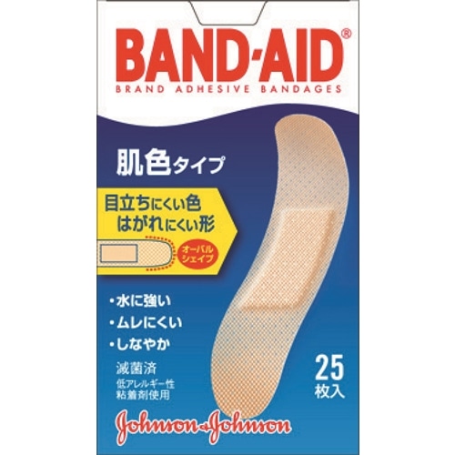 バンドエイド　肌色　スタンダード　２５枚入り