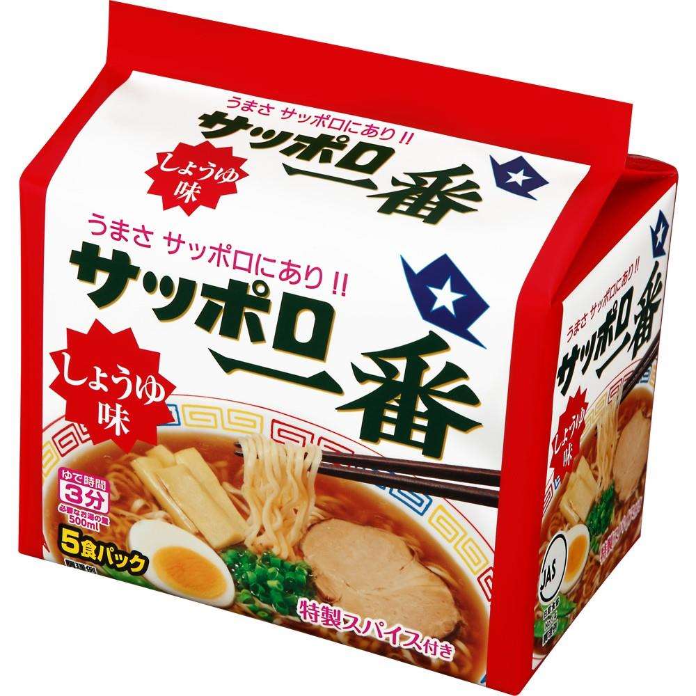 サッポロ一番しょうゆ　５食パック　×６個セット しょうゆ×6個セット