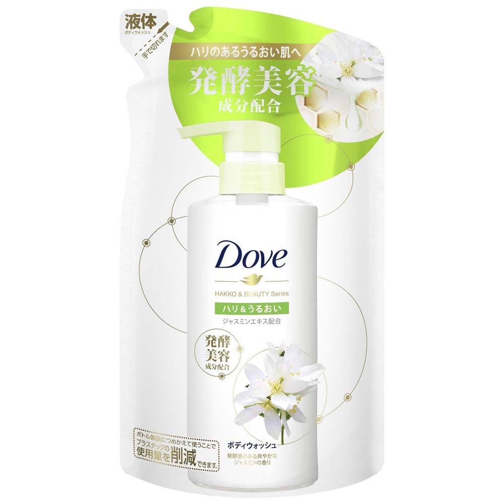 ユニリーバ ダヴ ボディウォッシュ発酵＆ビューティーシリーズハリ＆うるおいつめかえ用 ３４０ｇ